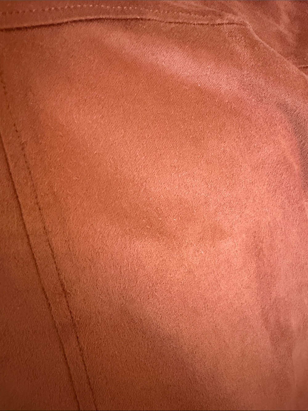 Matilda Jane Rust-Brown Suede Moto Jacket - Picture 5 of 5